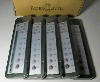 30 Pencils In 5 Tins Faber Castell 9000 Graphite Artist Drawing Hb B 2b 4b 6b 8b • $24