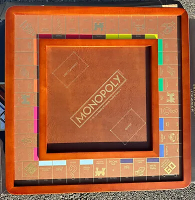 Monopoly Luxury Wooden Edition With Wood Game Board New Premium Collectible !!! • $279