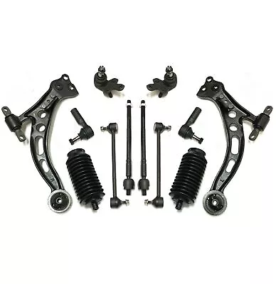 12 Pc Suspension Kit Control Arms Ball Joints Tie Rods Sway Bar For Lexus Toyota • $107.20