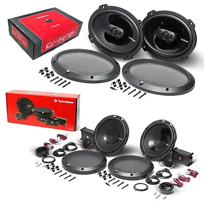 2x Rockford Fosgate P1694 300W 6x9  + 2x P165-SE 120W 6.5  Coaxial Speakers • $219.98