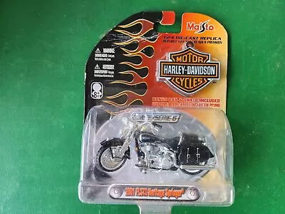 1:24 Harley Davidson 2001 FLSTS Heritage Springer Motorcycle ; Maisto.(CK T-1) • $9.99