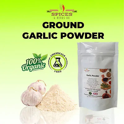 Natural Garlic Powder Spices Seasoning 100g A Grade Premium Quality Free UK P&P • £4.49