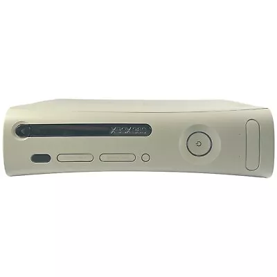 2007 Microsoft Xbox 360 White Console Only  20GB HDD Tested No Power Cable • $30