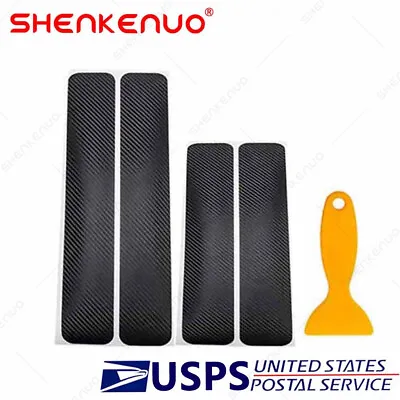 For FORD F-150 Carbon Door Sill Step Plate Scuff Cover Anti Scratch Protector US • $12.23