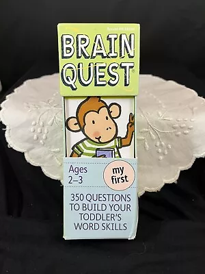 Brain Quest My First Ages 2-3 : 350 Questions To Build Your Toddler's Word... • $8