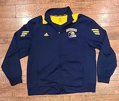 Adidas Climalite Michigan Wolverines Football Embroidered Track Jacket Mens 2XL • $25