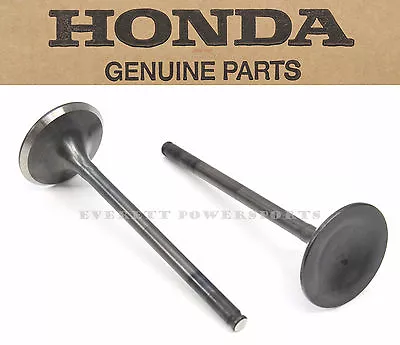 New Genuine Honda Exhaust Valve Set 05-17 CRF450 X 06-14 TRX450 Sportrax #W139* • $127.70