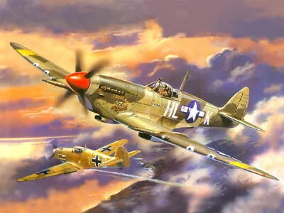 V0967 Hawker Hurricanet Aircraft WW2 Military Painting WALL POSTER PRINT AU • $71.45