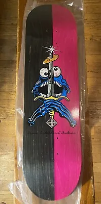 H-Street Skateboard Deck Split Blk/pink Cookiehead Jenkins Deck Spoof Rare New • $100