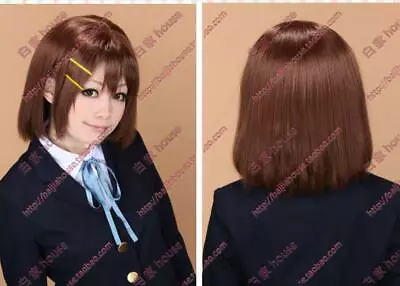 Cos Anime K-ON Hirasawa Yui Wig Short Brown Cosplay Party Wigs  • $21.59