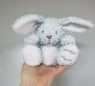 Snuggle Chums Blue Bunny Rabbit Plush Teddy Bear Soft Toy 1997 Toys R Us • £11