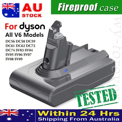 21.6v Battery For Dyson V6 DC58 DC59 DC61 DC62 Animal SV03 SV04 SV06 SV09 DC72 • $34.99