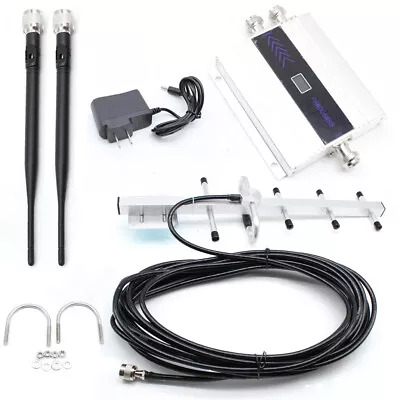 GSM 900MHz Cell Phone Signal Booster 2G 3G 4G LTE Band Mobile Yagi Antenna Kit • $36.10