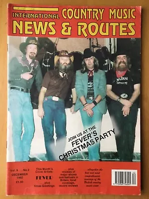 International Country Music - News & Routes - December 1992 - Fever - Bcma Award • £6.99