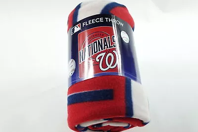 Washington Nationals Official MLB Campaign Fleece Throw Blanket • $26.99