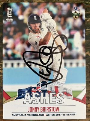 $4.25 • Buy Jonny Bairstow Signed 2017 Tap N Play Ashes Test Series England Cricket
