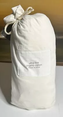 Restoration Hardware Ultra-Fine Organic Cotton Solid Crib Skirt Warm White $99 • $59.99