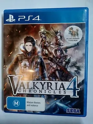 Valkyria Chronicles 4 (Playstation 4 / PS4) Preowned • $20