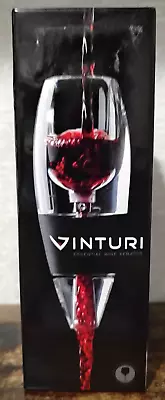 NEW Vinturi Essential Red Wine Aerator  Enhanced Flavors Smoother Finish  • $25