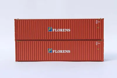 Jacksonville 405025 N Scale Florens 40' High Cube Containers (2) • $28.95