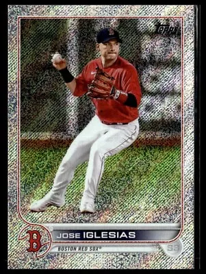 2022 Topps 15 Jose Iglesias Boston Red Sox Walmart Foilboard 084/875 Baseball • $1.99