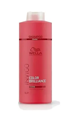 £17.95 • Buy Wella Professionals INVIGO Color Brilliance Shampoo For Coarse Hair 1000ml