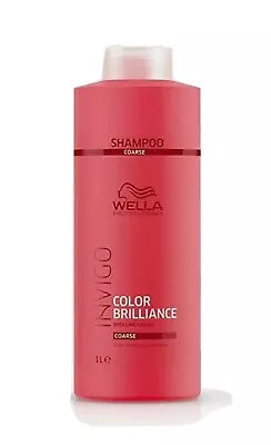 £17.95 • Buy Wella Professionals INVIGO Color Brilliance Shampoo For Coarse Hair 1000ml