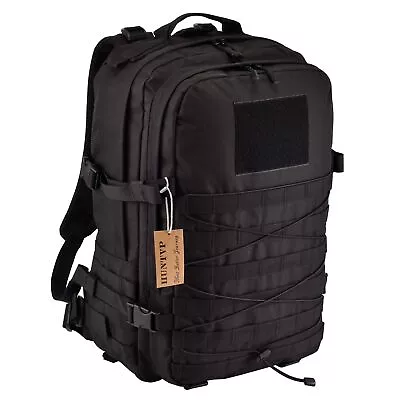 40L Tactical Military Backpack Large Molle BW Army Rucksck Men Assault Pack Bag • £26.99