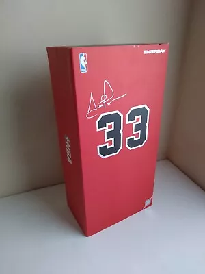 ENTERBAY  1/6 Scottie Pippen The Last Dance #33 Red Jersey RARE* U.S SELLER * • $485