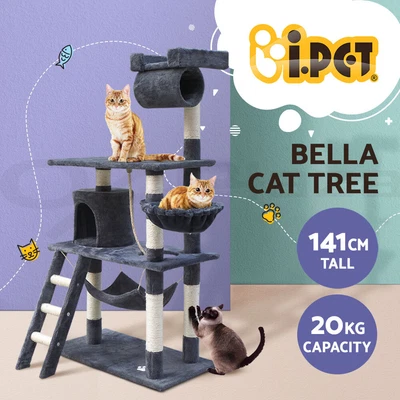 $84.96 • Buy I.Pet Cat Tree Tower Scratching Post Scratcher Wood Condo House Trees Bed 141cm