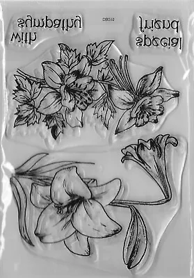 Floral #3 Stamp Set. Sheet Size App 10x14cm. Stamping Cardmaking Scrapbooking • £4