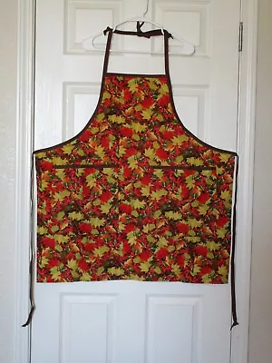 New  Adult Apron Large Fall Maple Leaves Great Gift Idea Chef BBQ Master Chef • $22