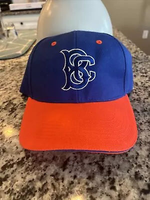 2022 BROOKLYN CYCLONES LOGO METS BLUE & ORANGE Baseball Cap   NEW  • $9.99