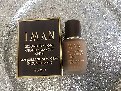 Iman Foundation Moisturizer 03 Sand Sable (Sand) SPF 8 Skins Clear Value 34 • £9.77