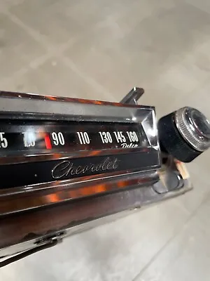 $50 • Buy Vintage 1960's Delco Radio Model #986113 Chevrolet AM Radio/Manual Tune