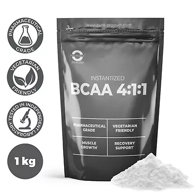 1kg BCAA 4:1:1 INSTANTISED AMINO ACID POWDER Flavored BCAAs  • $55