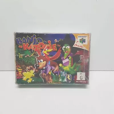 Banjo Kazooie Nintendo 64 N64 Rare Retro Boxed Game Nintendo PAL Complete • $80