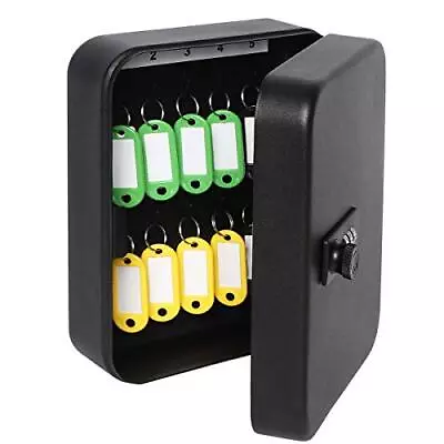 Secure Key Box With Combination Lock Cabinet Wall Mount Lock Box With 20 Hooks • $26.09