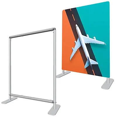 EZ Tube Tension Fabric Display Frame Straight Booth Exhibit Show Stand 48 X89  • $149.99