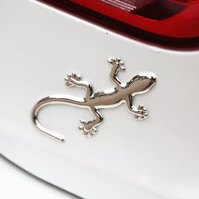 3D Metal Gecko Logo Car Sticker Chrome Emblem Badge DIY Decoration Accessories • $6.29