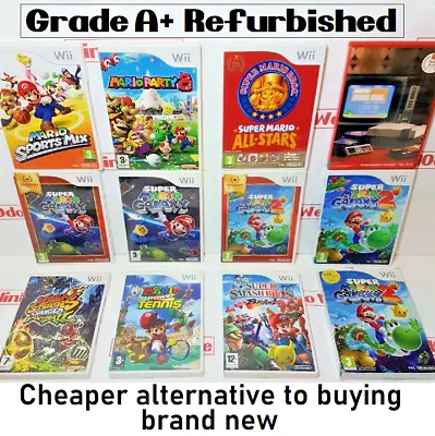 GRADE A Nintendo Wii Games - Mario Kart/Bros/Galaxy/Sports Resort/Party/Pokemon • £12.97