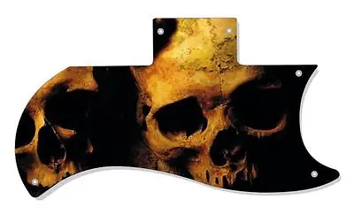 SG 61 Re-Issue Half Face Pickguard Gibson Graphical Guitar Single Ancient Skulls • $20.75