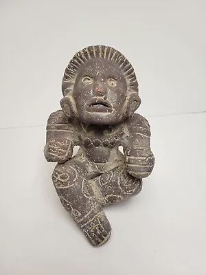Vintage Aztec Mayan Xochipilli Statue • $51.10