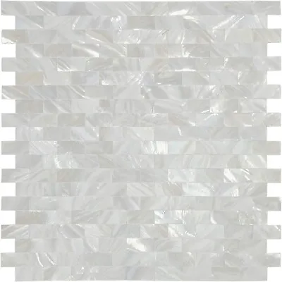 Mother Of Pearl Shell Mosaic Tile For Kitchen Backsplash 12 X12  10 Tiles • $89.99
