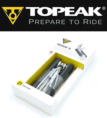 Topeak HEXUS X 21-Function Multi Bike Tool TT2573B W/ Chain Tool & Torx • $23.81