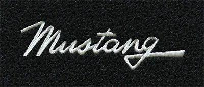 Fits Mustang 1994-04 Black Carpet Floor Mats 4PC W/Mustang Script Logo On Fronts • $133.85