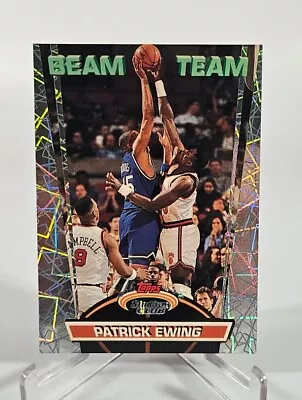 1992-93 Stadium Club Beam Team #18 Patrick Ewing HOF Insert! • $12.99