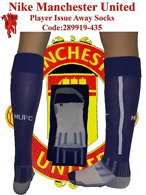 Man Utd  Player Issue Socks 2008/09 Season ( I Pair)  289919-435  7.5-11 • £8.99