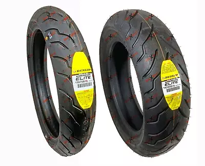 Dunlop American Elite 130/70B18 180/65B16 Front Rear Motorcycle Tires Set • $522.88