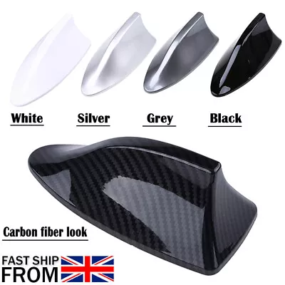 £8.95 • Buy Carbon Fiber Style Car Shark Fin Aerial Antenna Mast Roof AM/FM Radio Signal